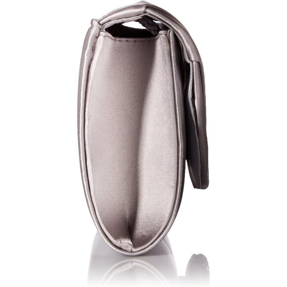 ❤️Angel Satin Tuxedo Flap Evening Clutch for Women - Picture 3 of 6